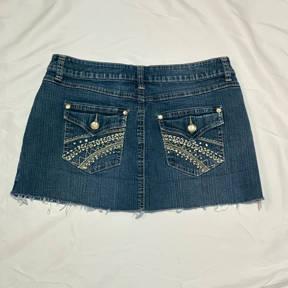 Y2K Cutoff Denim Mini